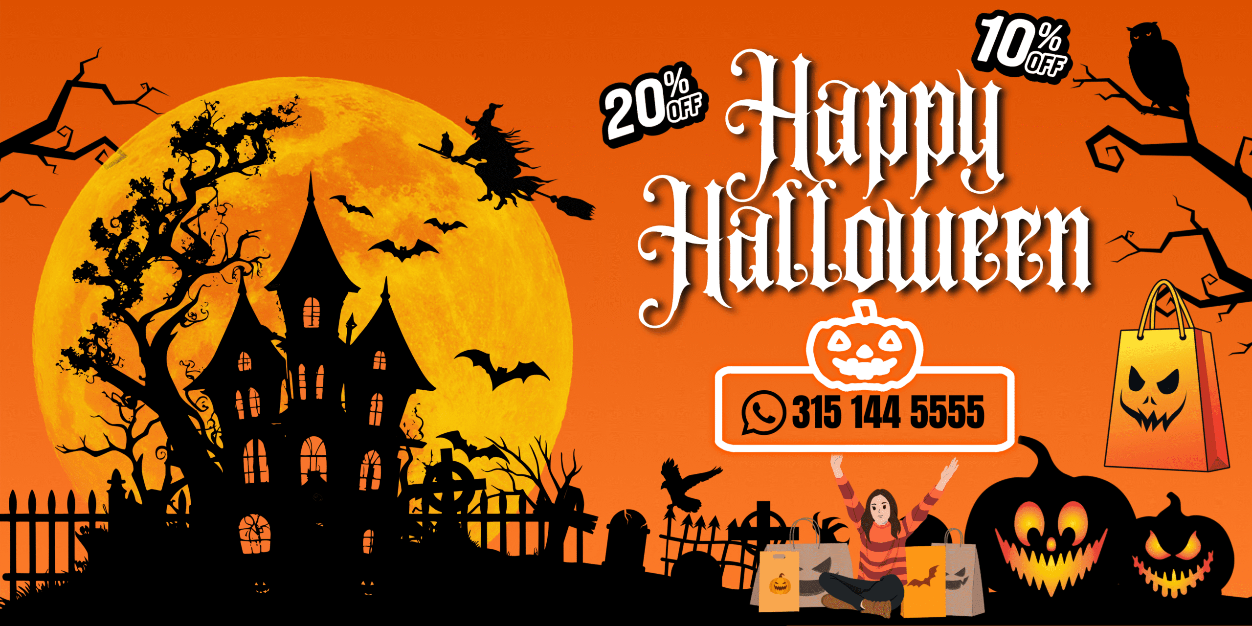 BANNER HALLOWEN